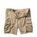 Khaki Vintage Paratrooper Cargo Shorts (2XL)